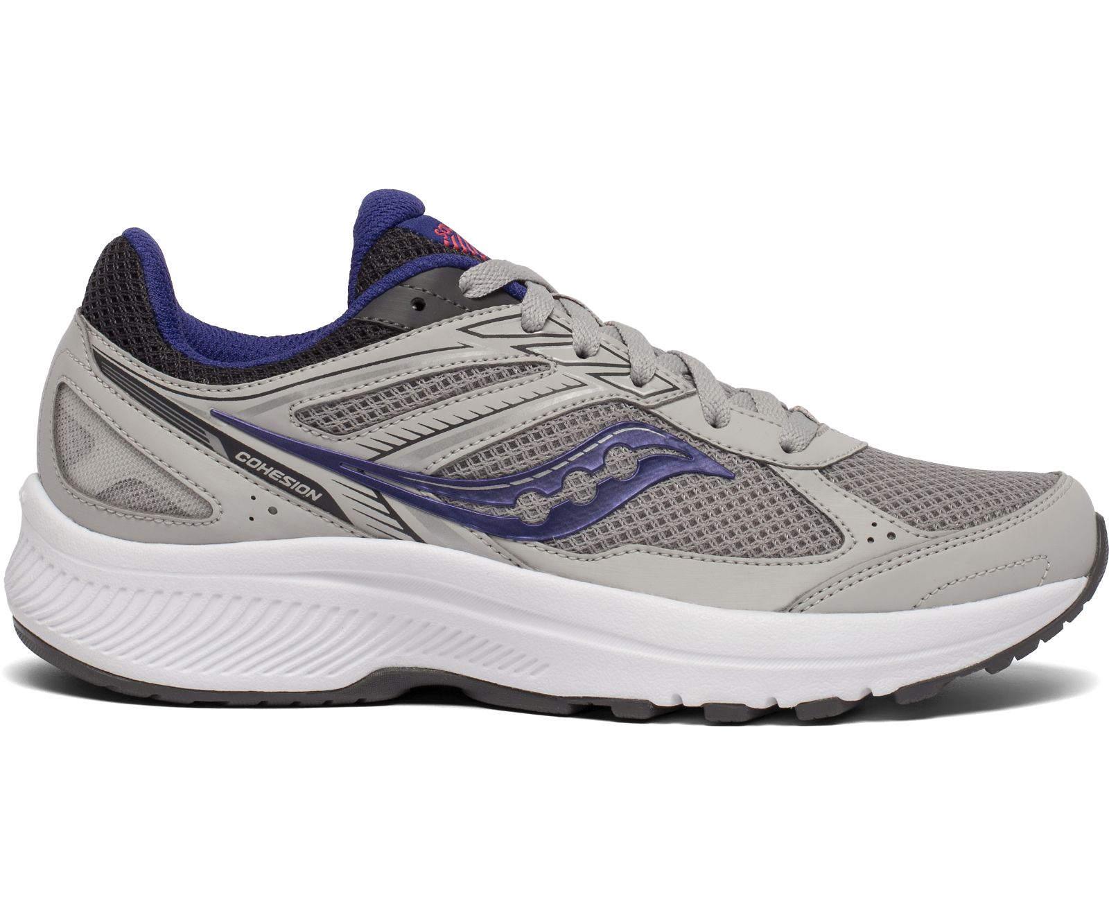 Saucony Cohesion 14 Women\'s Running Shoes Grey / Purple | AU 095JPQJ